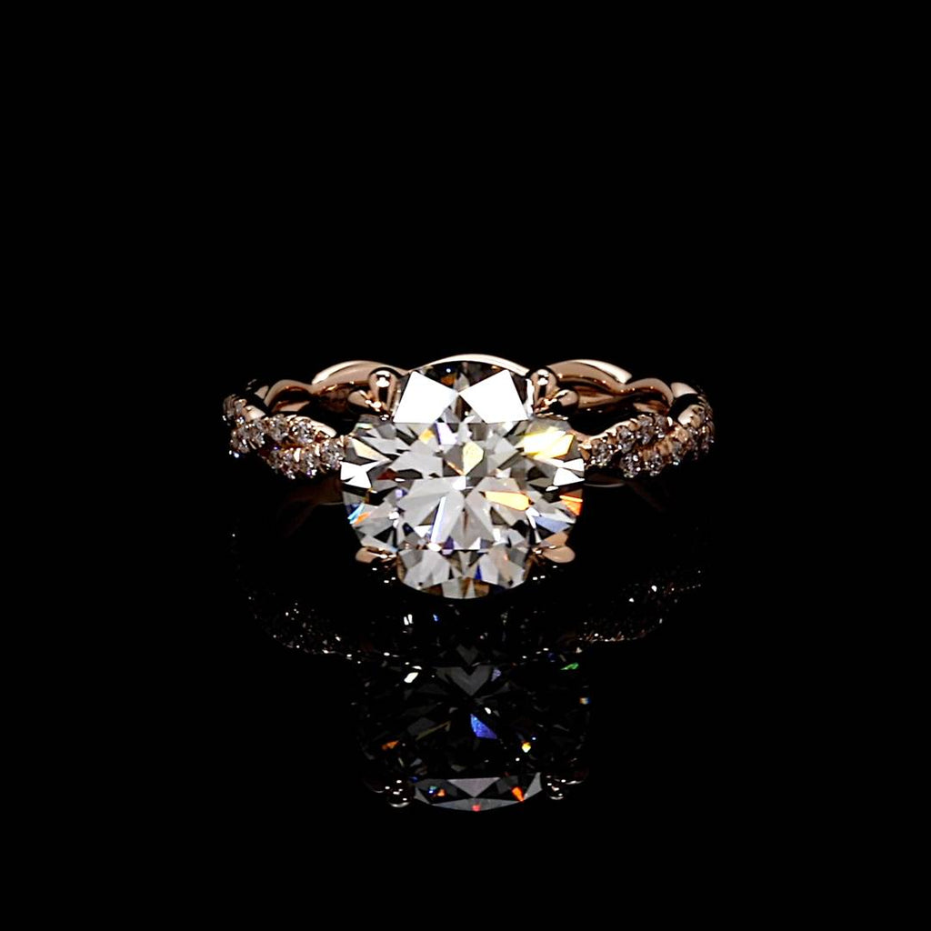 Ivy 3.20 CT Round Brilliant Cut Solitaire Engagement Ring Video