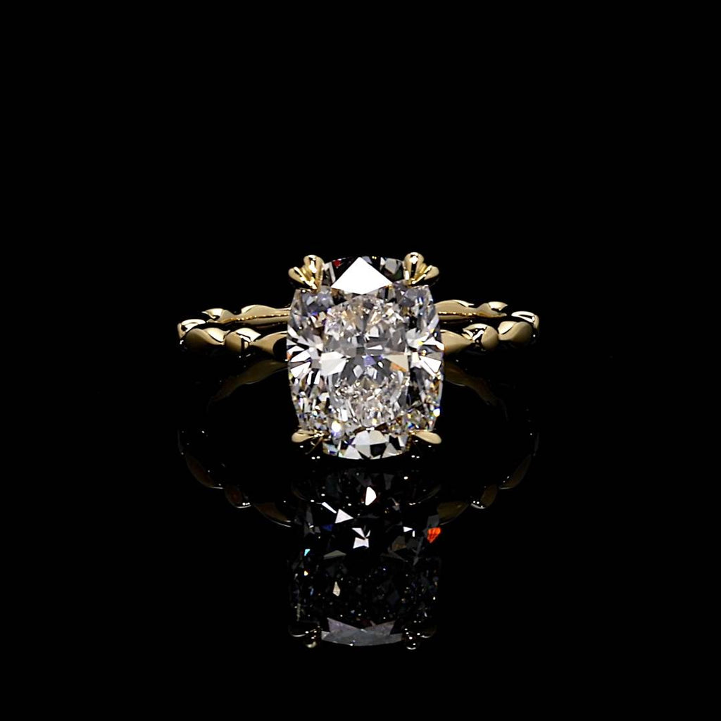 Vivienne 3.76 CT Cushion Cut Solitaire Engagement Ring Video