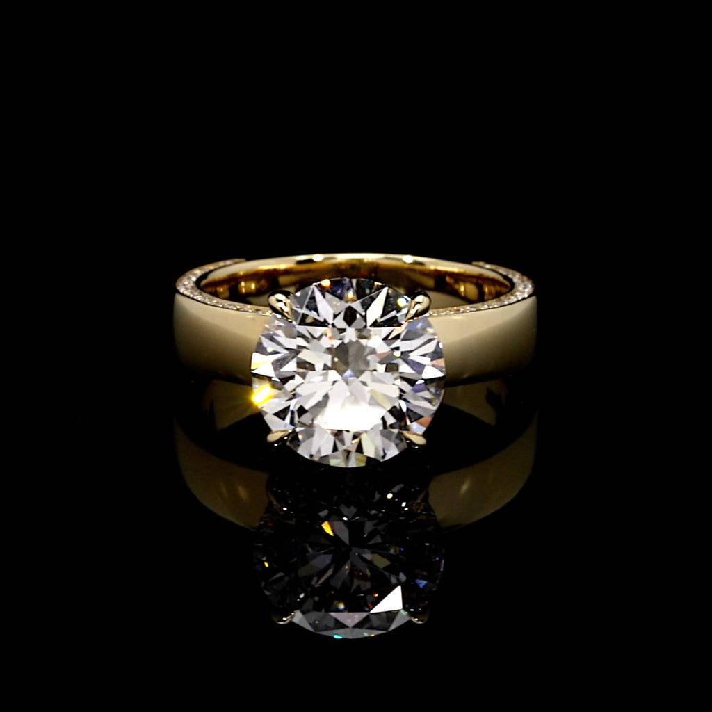 Hayden 4.05 CT Round Brilliant Cut Solitaire Engagement Ring Video