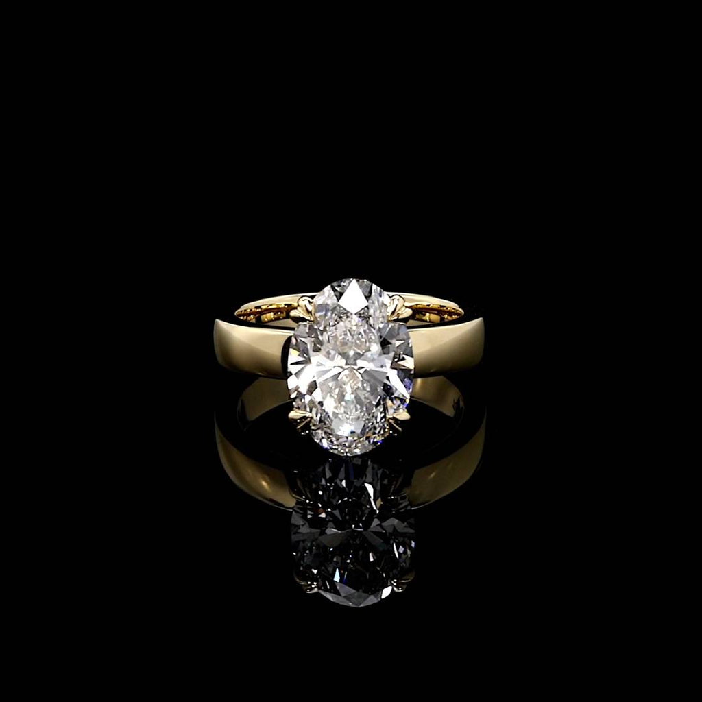 Hayden 4.12 CT Oval Cut Solitaire Engagement Ring Video