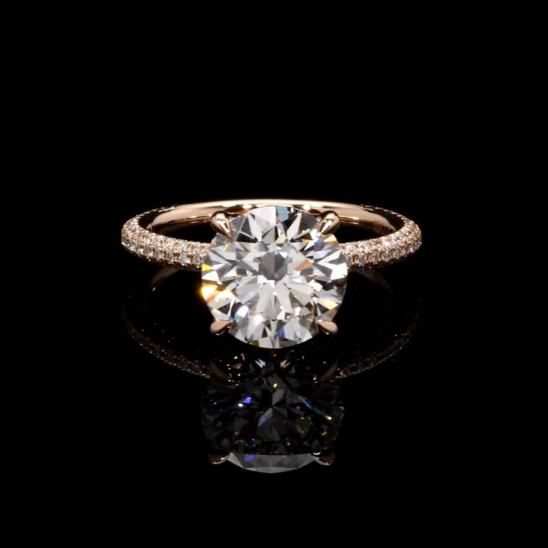 Audrey 3.35 CT Round Brilliant Cut Solitaire Engagement Ring Video
