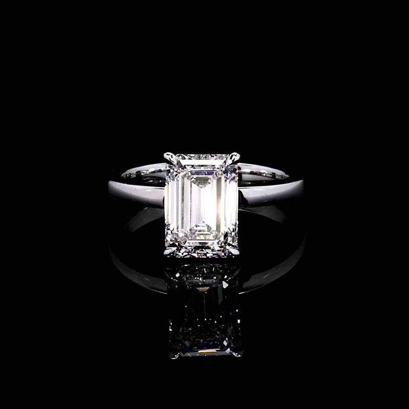 Hayden 3.06 CT Emerald Cut Solitaire Engagement Ring Video