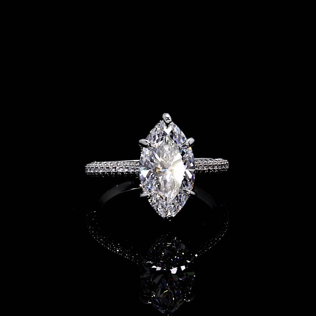 Chelsea 3.01 CT Marquise Cut Solitaire Engagement Ring Video