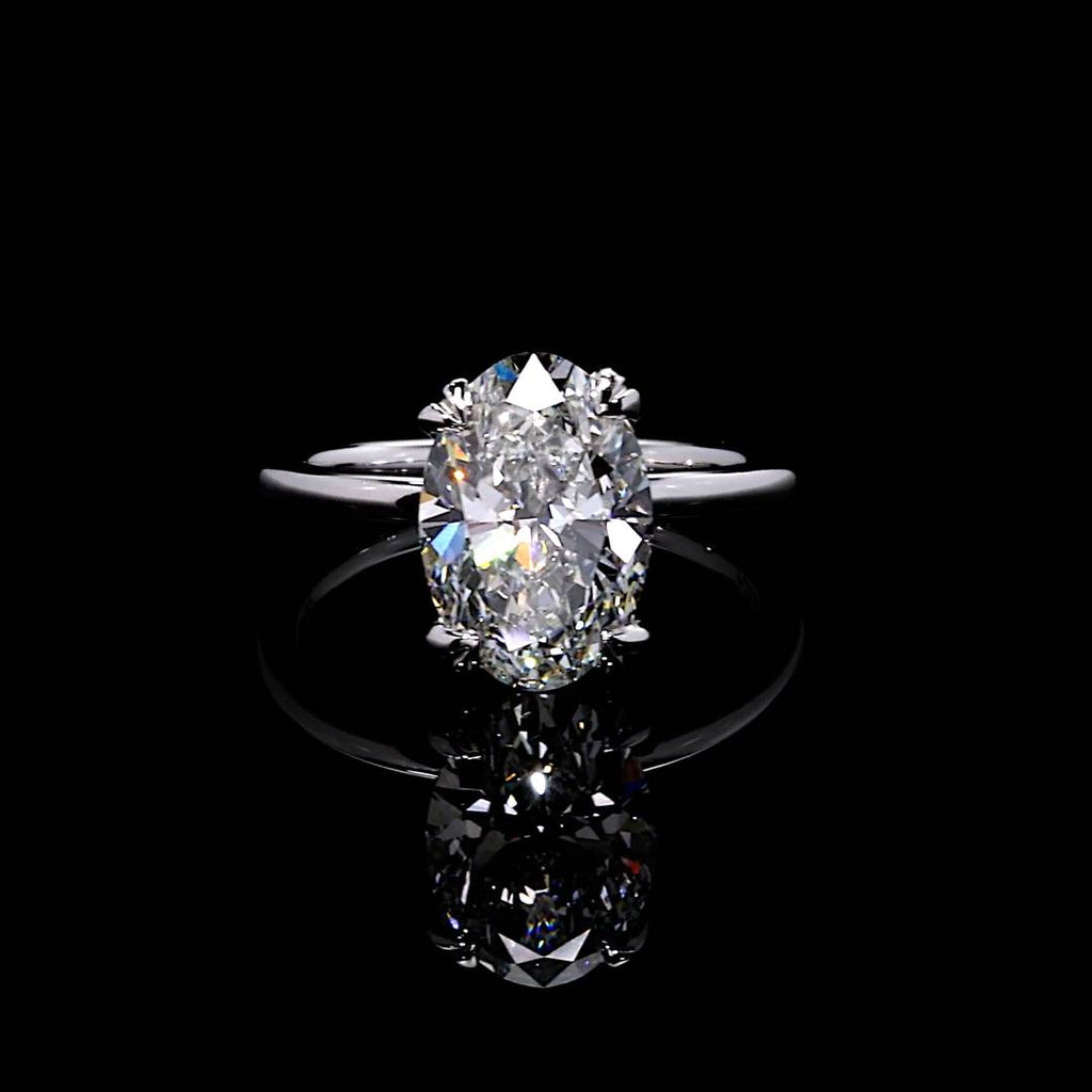 Kate 3.11 CT Oval Cut Solitaire Engagement Ring Video