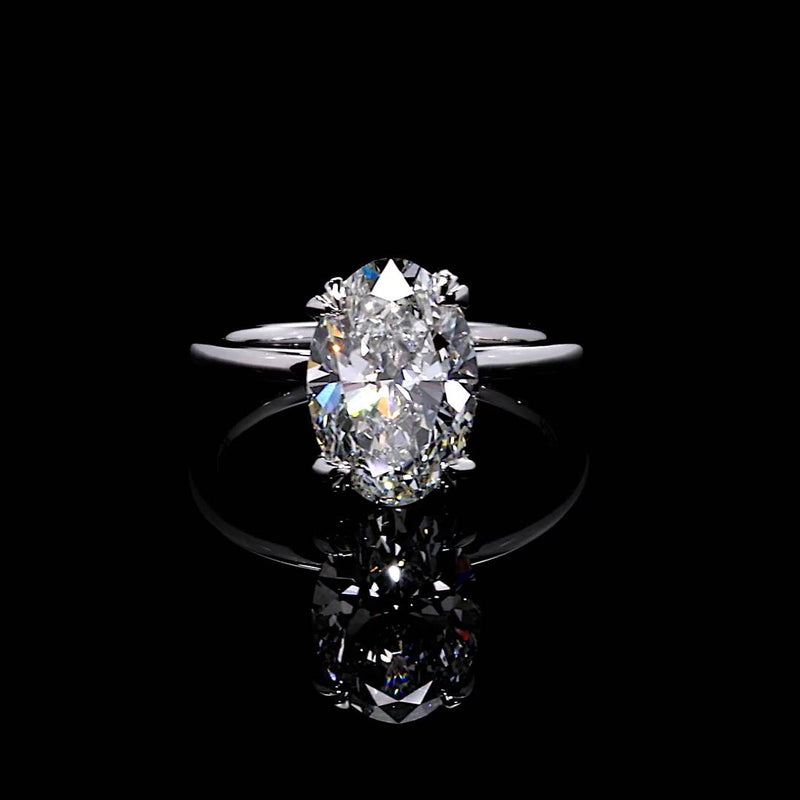 Kate 3.11 CT Oval Cut Solitaire Engagement Ring Video