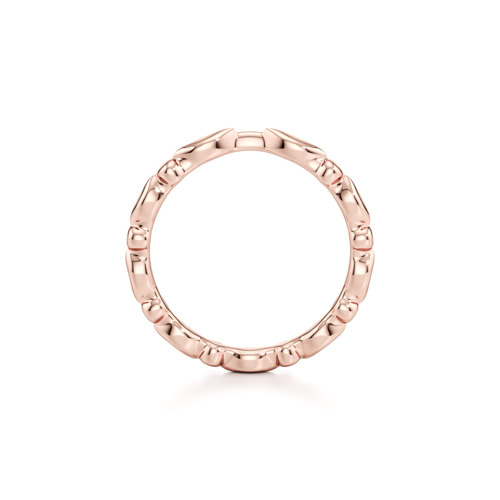 Vivienne High Polish Wedding Band image 14