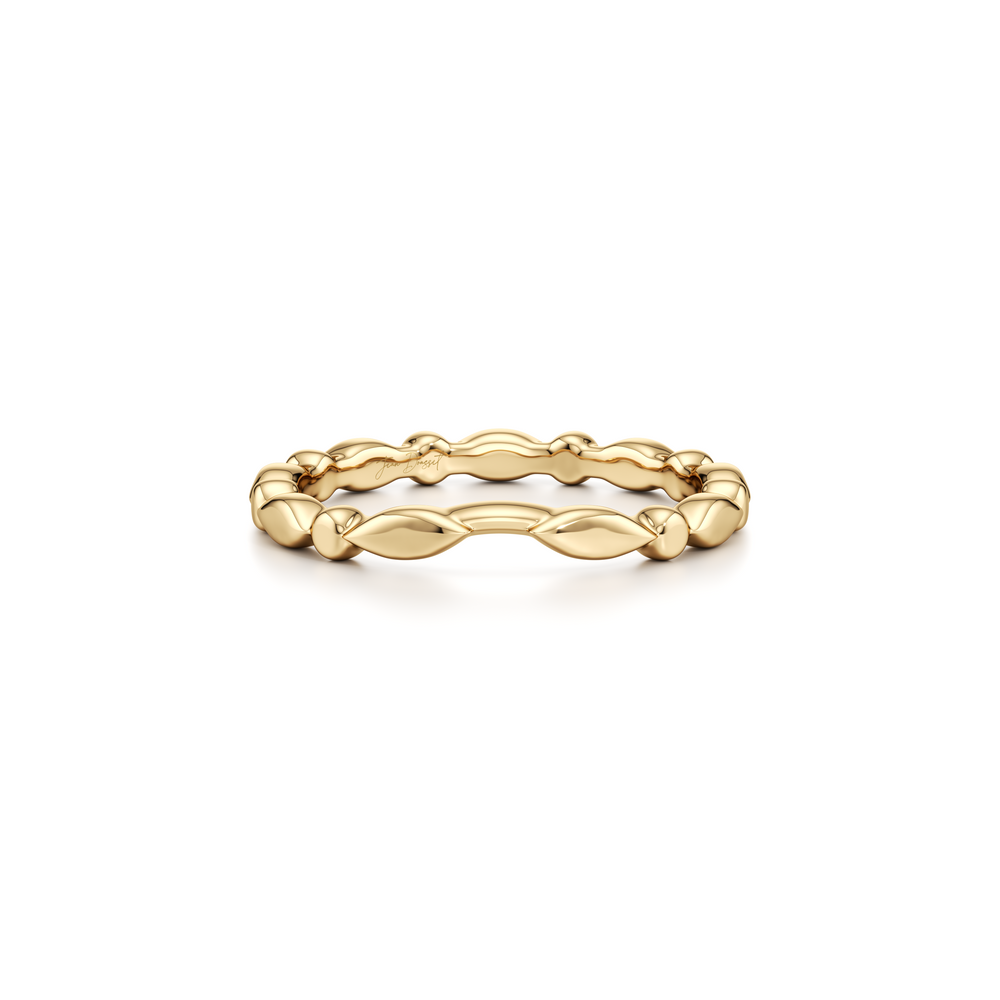 Vivienne High Polish Wedding Band image 6