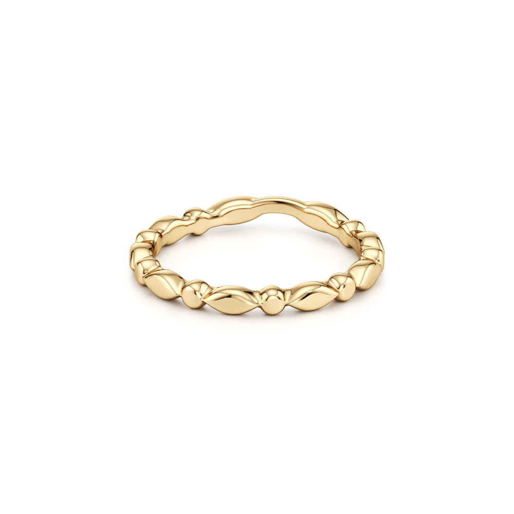 Vivienne High Polish Wedding Band image 8