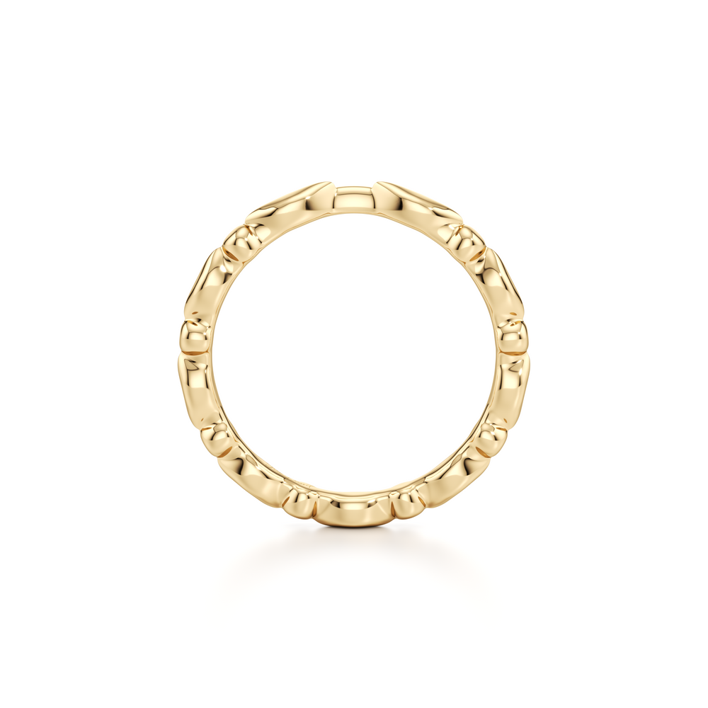 Vivienne High Polish Wedding Band image 9