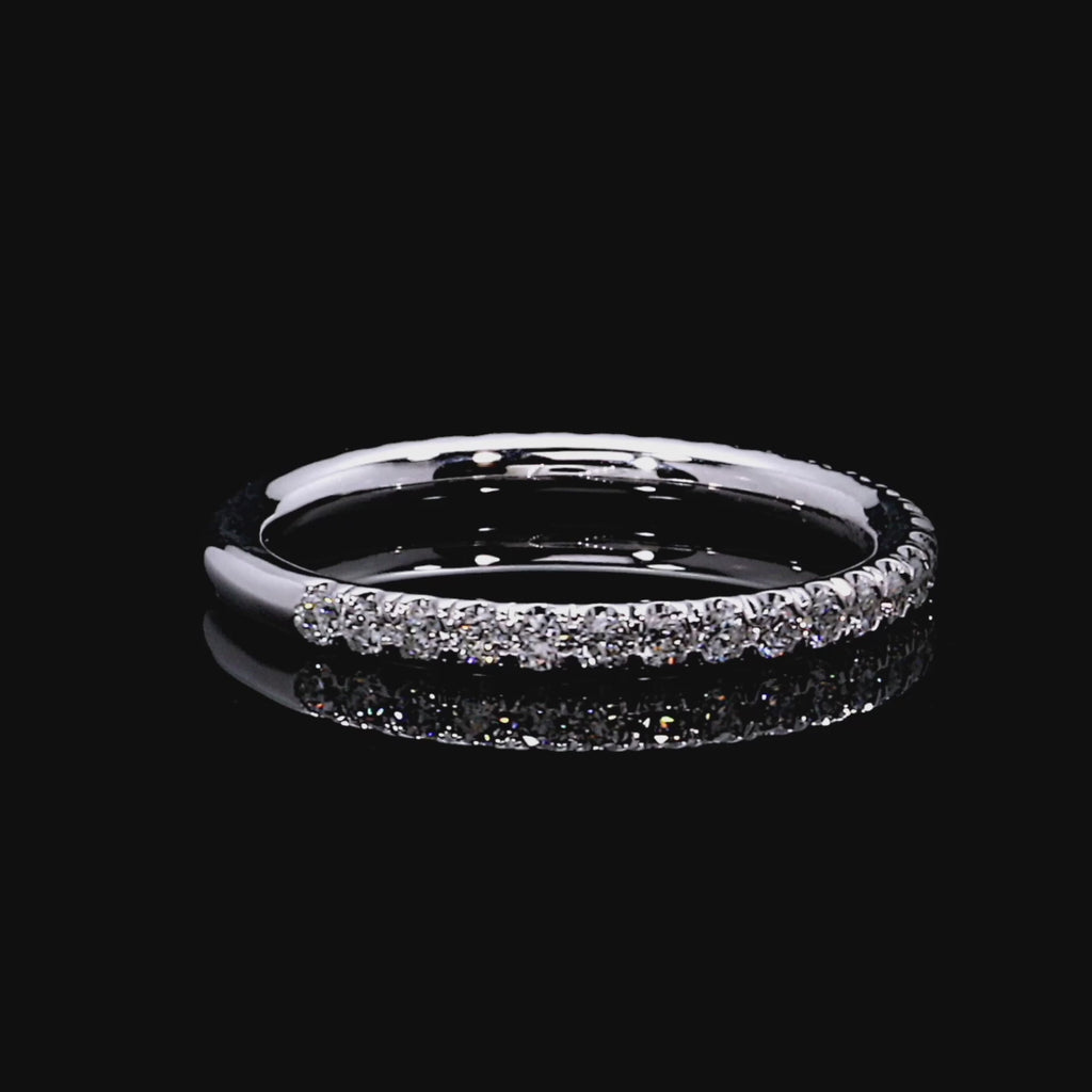 Precious Metal:18k White Gold