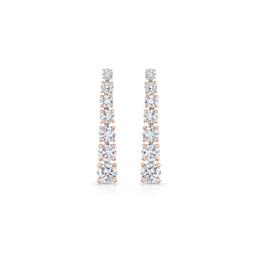 Olivia Lab Diamond Drop Earrings image 5