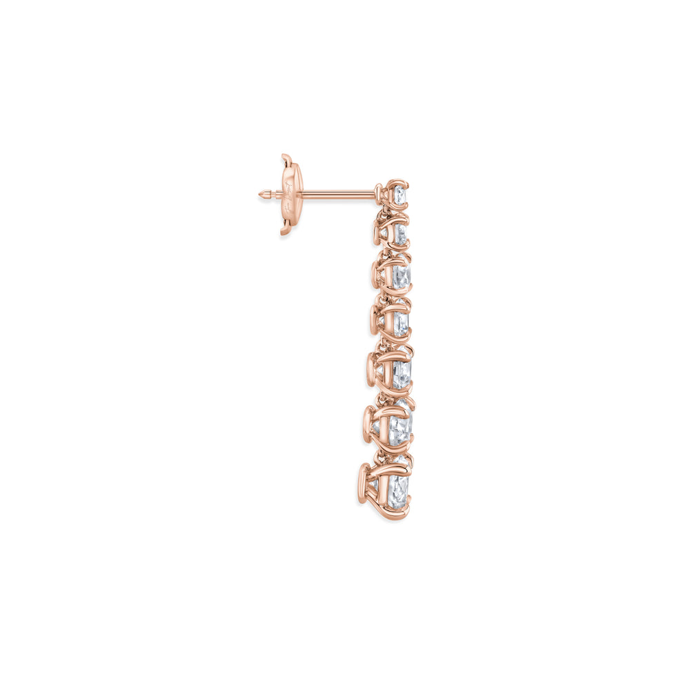 Olivia Lab Diamond Drop Earrings image 6