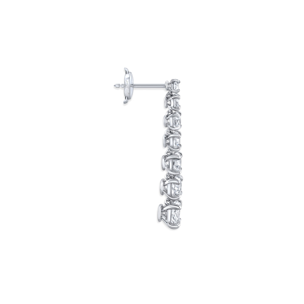 Olivia Lab Diamond Drop Earrings image 2