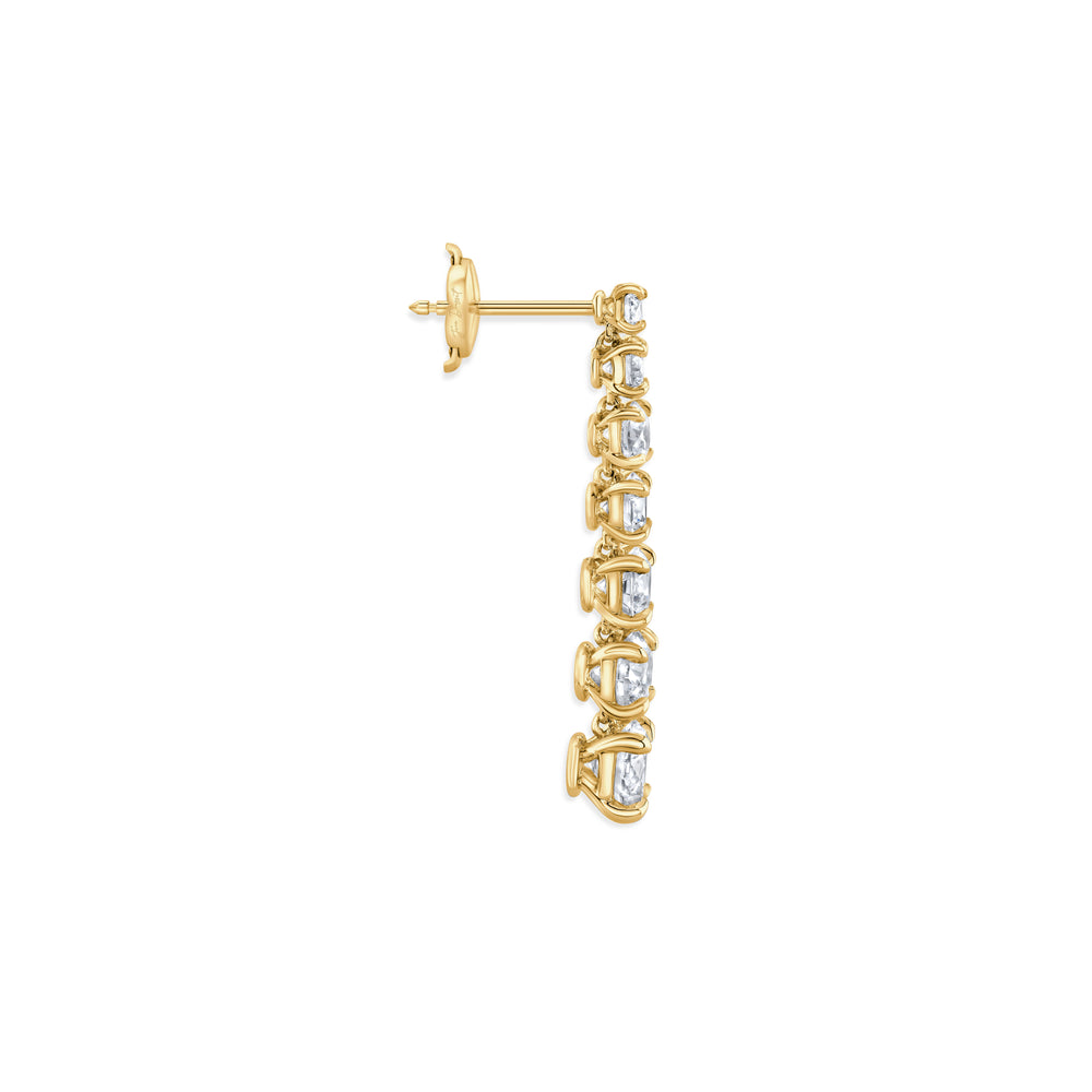 Olivia Lab Diamond Drop Earrings image 4